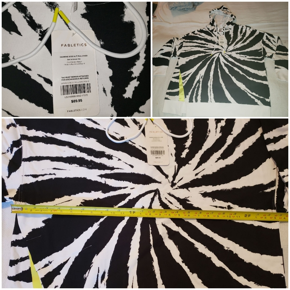 ●SOLD●Fabletics Jasmine Side Slit Pullover 1X - Picture 6 of 16